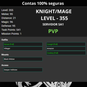 KNIGHT LEVEL 355 SA1 (PVP)