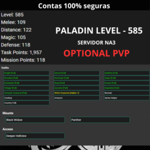 PALADIN LEVEL 585 NA3 (NON-PVP)